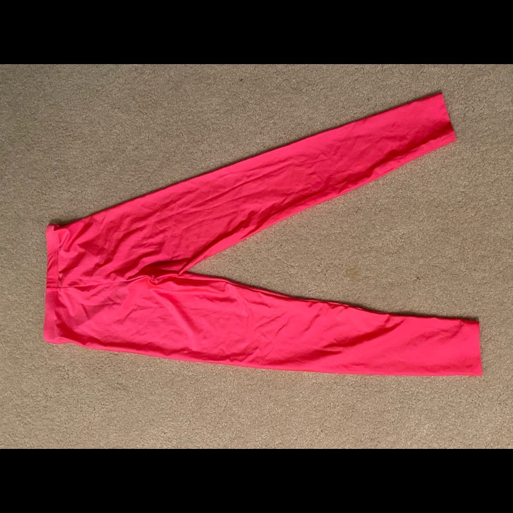 American apparel hot pink leggings